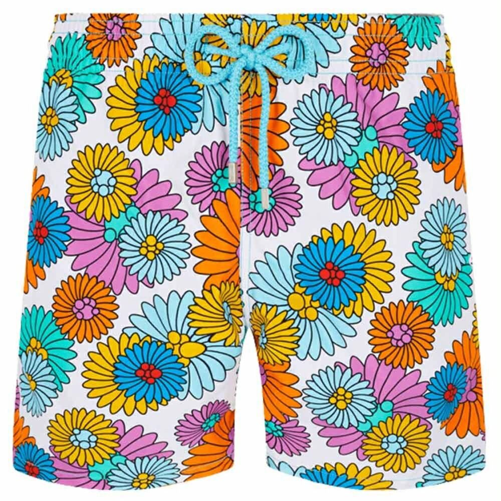 Vilenbrequin Men's Swim Short de Bain Marguerites Floral, size S